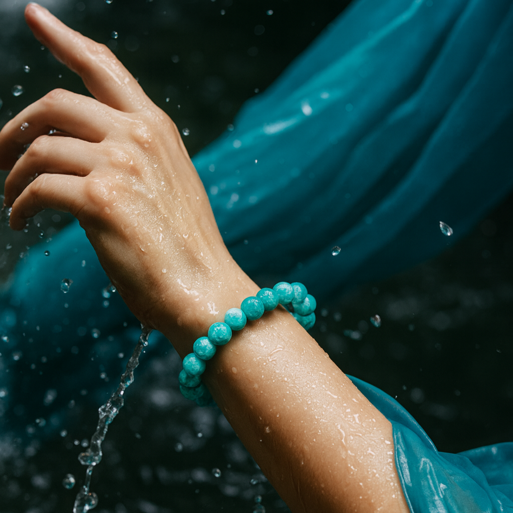 The99Jewel Blue Glass Beads Bracelet - 1405117