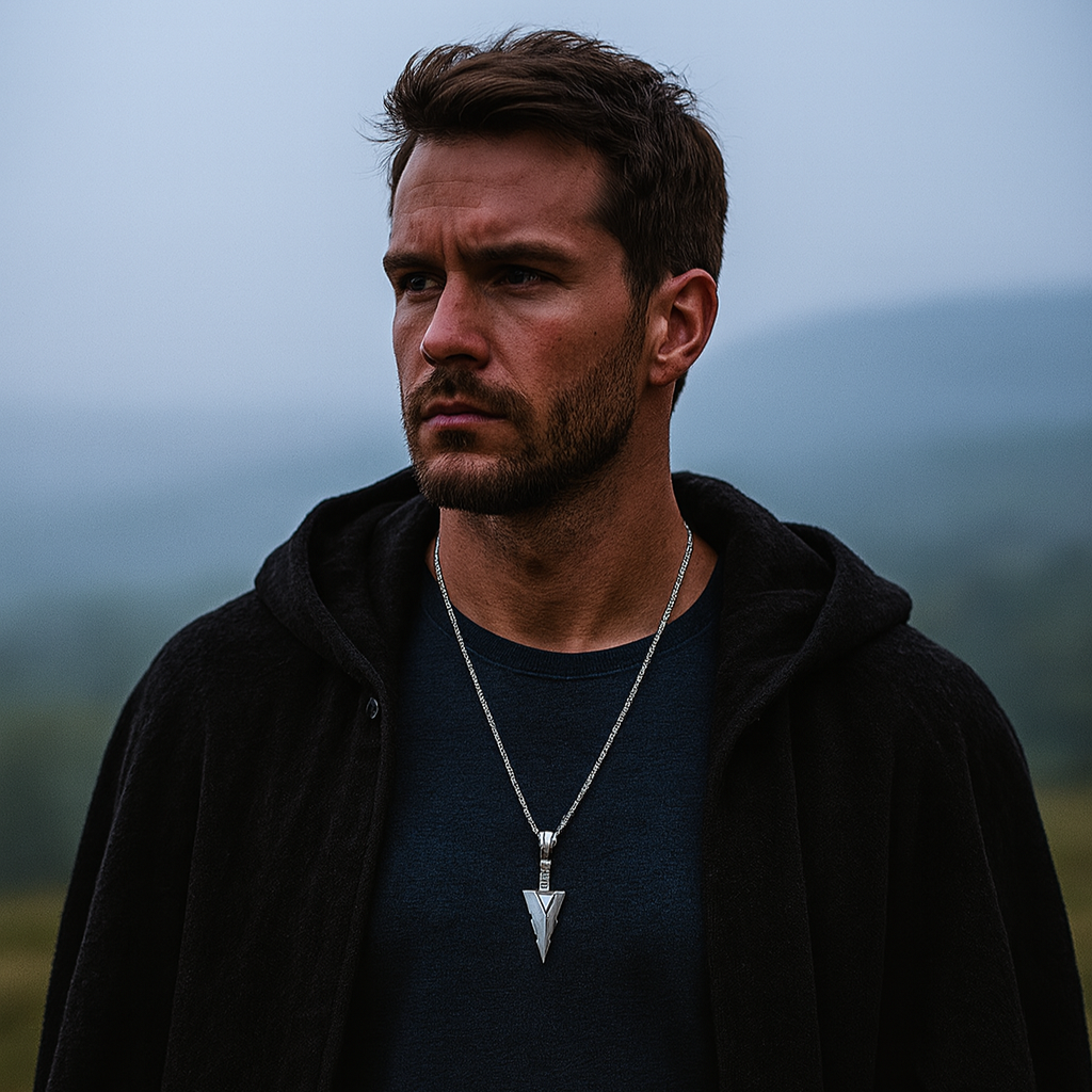 The99Jewel Beak design pendant chain for men