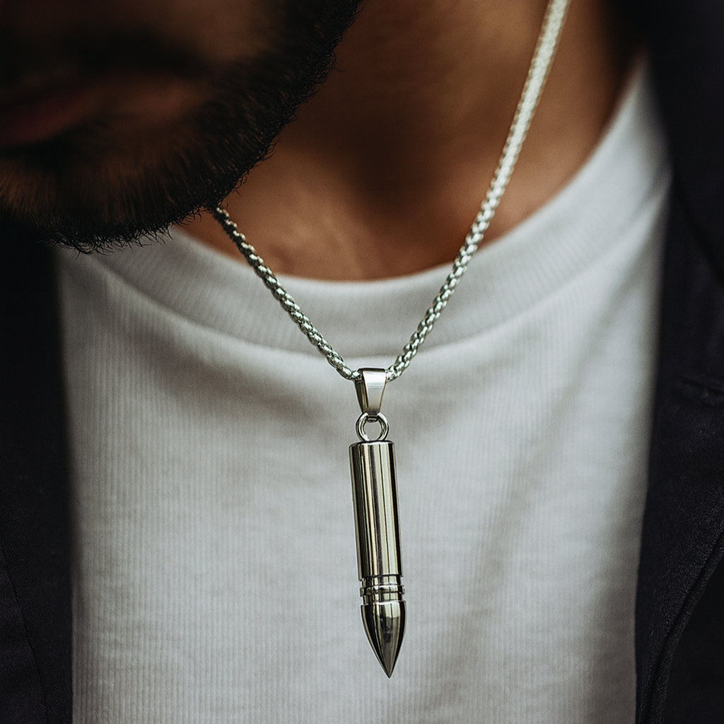 The99Jewel Fashion Bullet Chain Pendant
