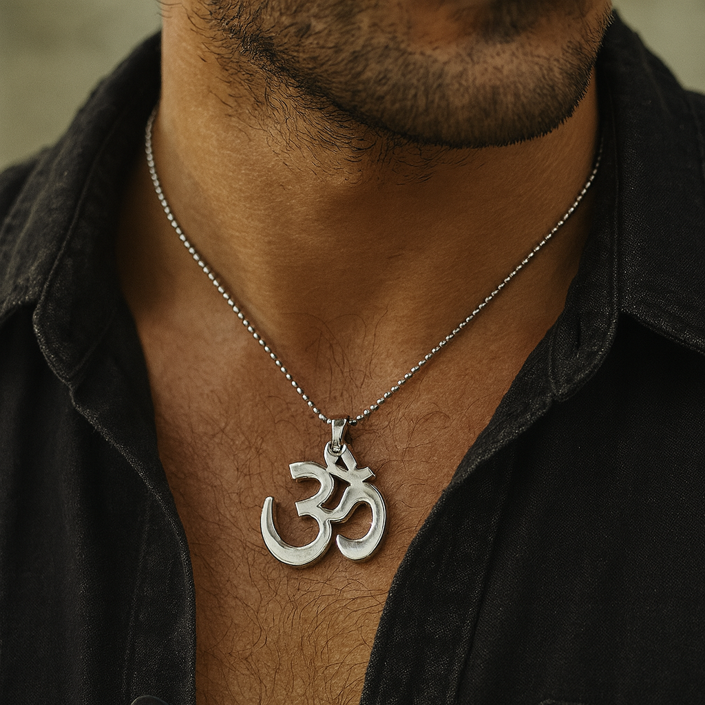 The99Jewel Om Unisex Spiritual Religious chain Pendant
