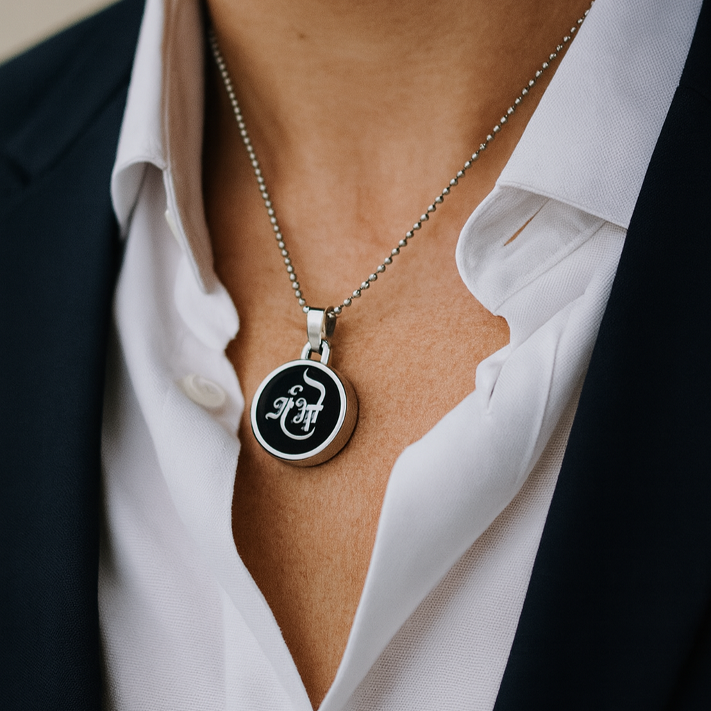 The99Jewel Shiv Shambhu Chain Pendant For Men