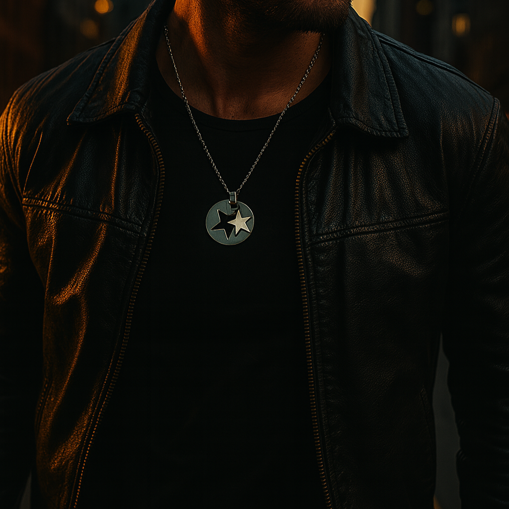 The99Jewel Star Chain Pendant For Men