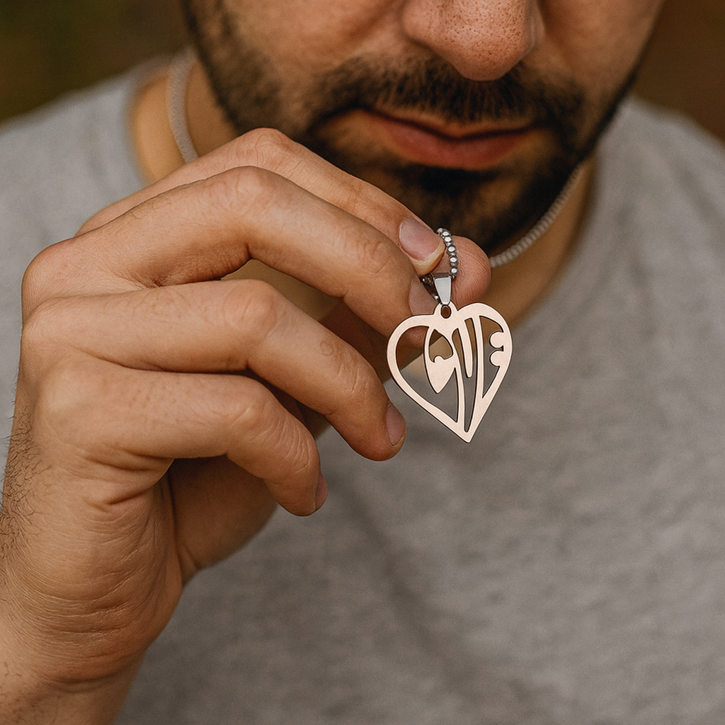 The99Jewel Heart Shaped Love Chain Pendant