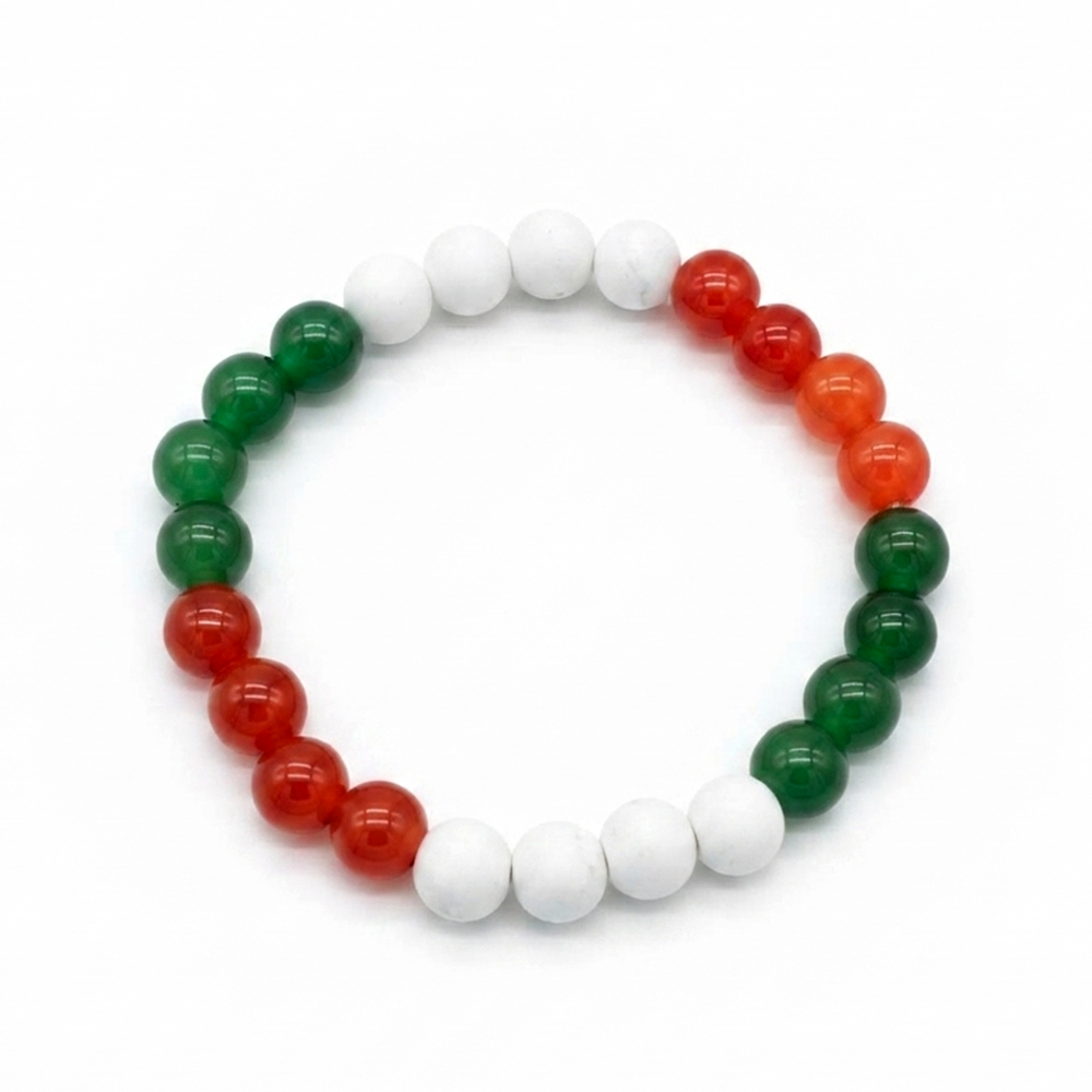 The99Jewel India Pride Tricolor Wrist Bracelet for Men & Women