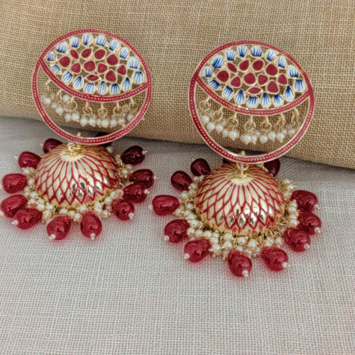 The99Jewel Indian Traditional Jhumki Earrings for Women | Beautiful Ethnic Jewellery for Wedding Ceremonies and Special Occasions