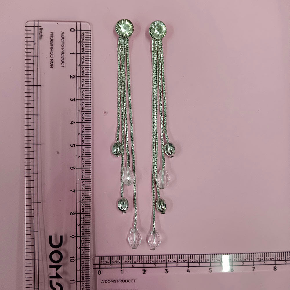 The99Jewel Elegant Crystal Stone Dangler Earrings for Women