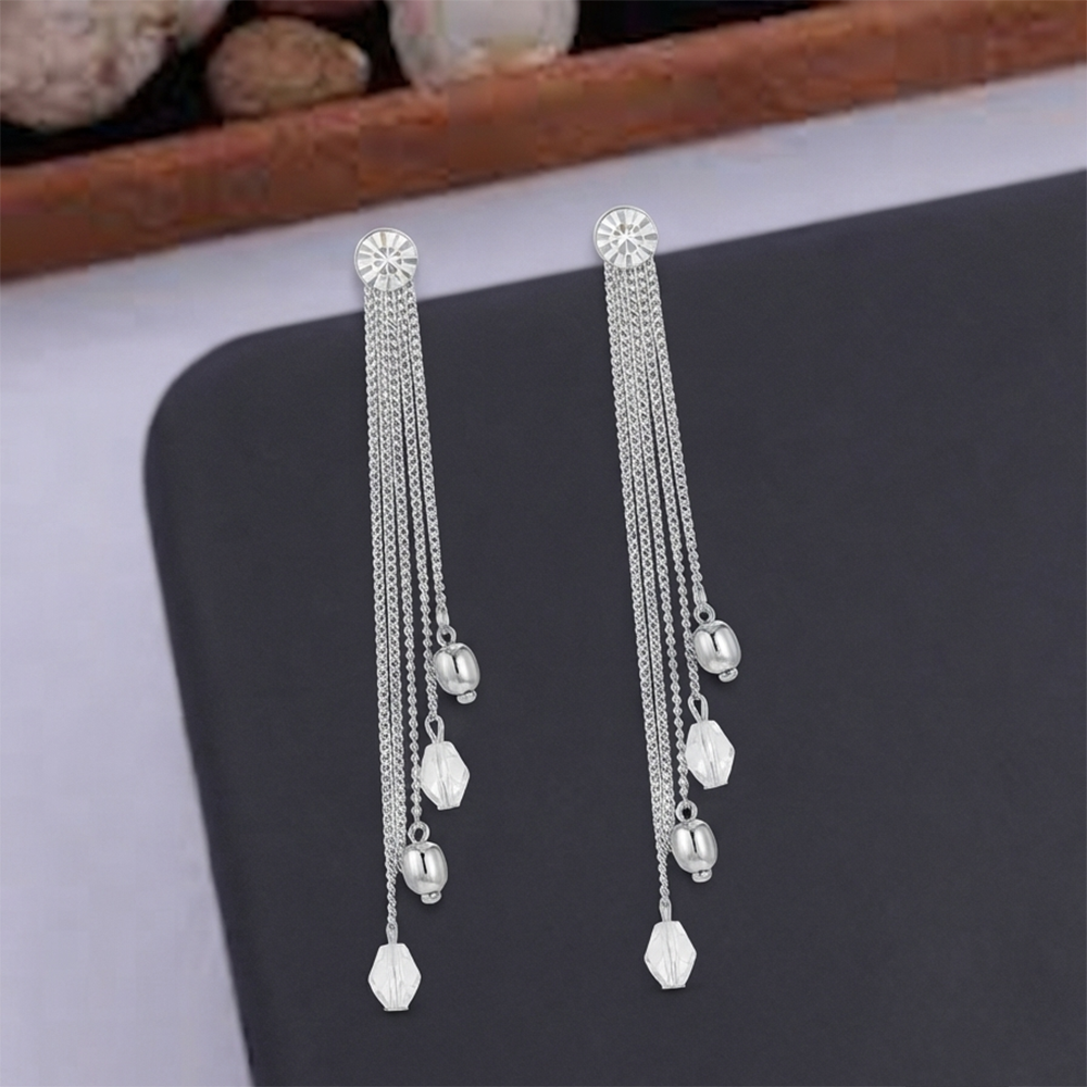The99Jewel Elegant Crystal Stone Dangler Earrings for Women
