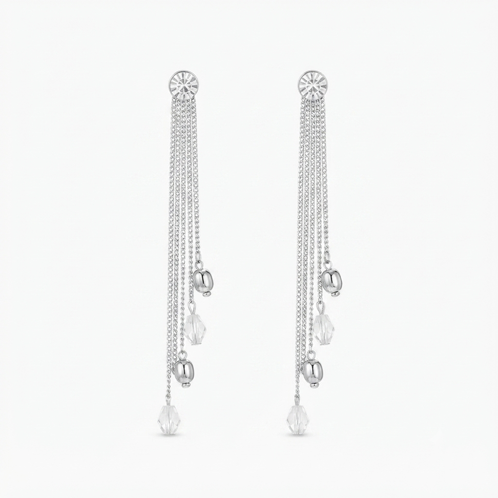 The99Jewel Elegant Crystal Stone Dangler Earrings for Women