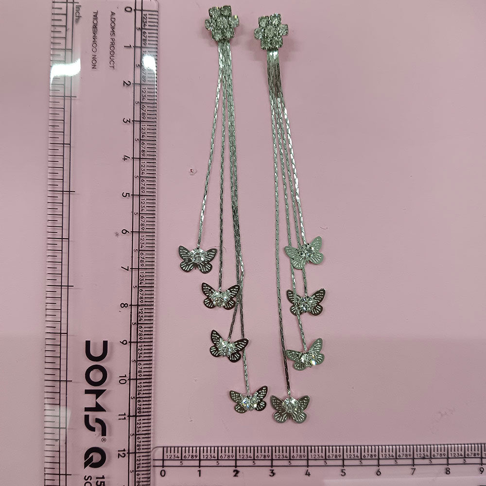 The99Jewel Elegant Crystal Stone Dangler Earrings for Women