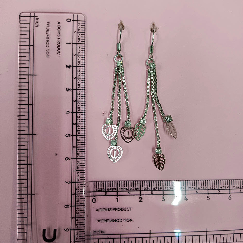 The99Jewel Elegant Crystal Stone Dangler Earrings for Women