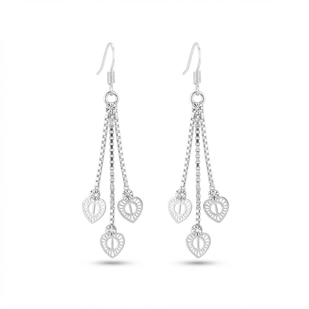 The99Jewel Elegant Crystal Stone Dangler Earrings for Women