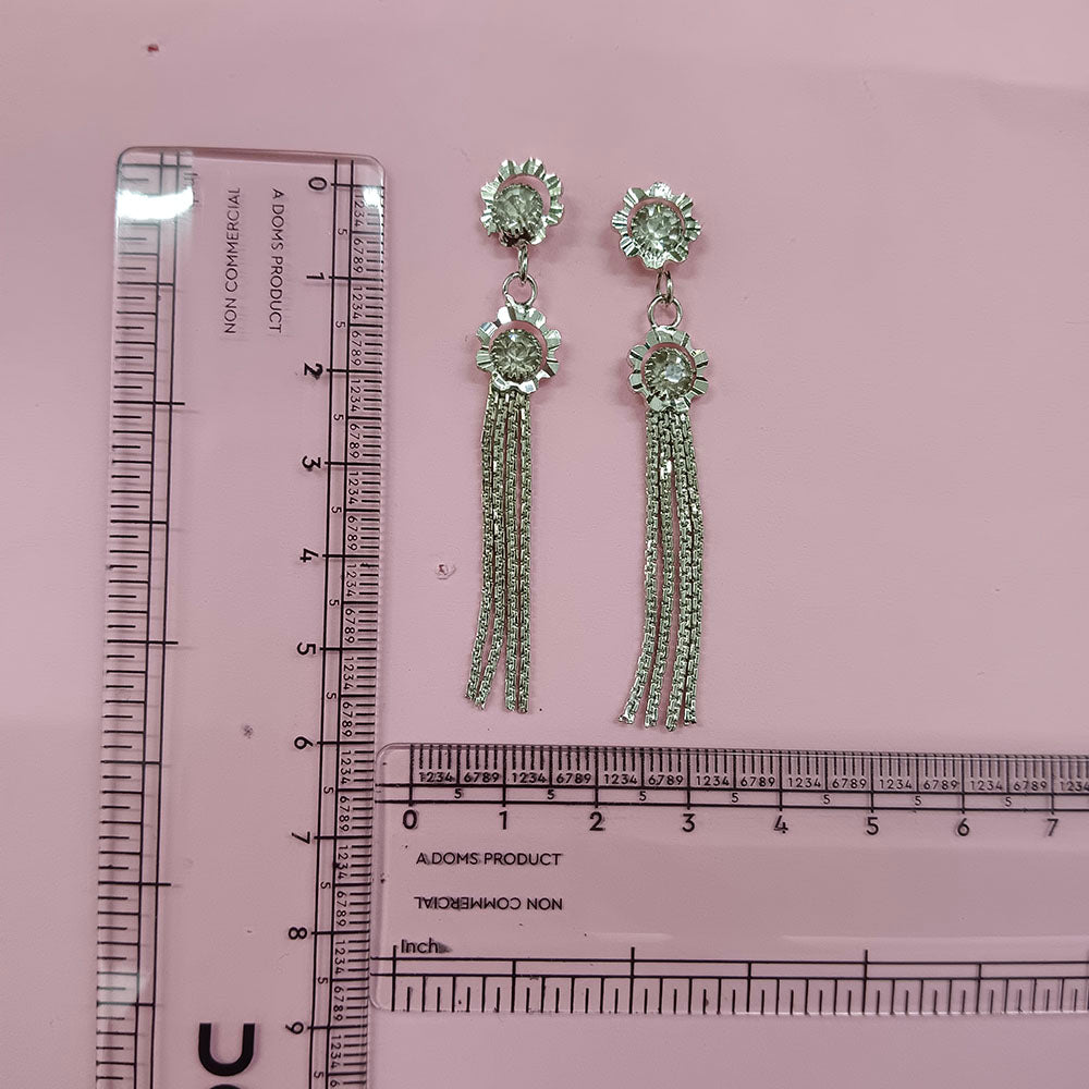 The99Jewel Elegant Crystal Stone Dangler Earrings for Women