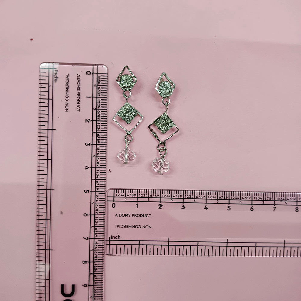 The99Jewel Elegant Crystal Stone Dangler Earrings for Women
