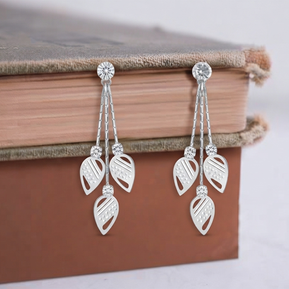 The99Jewel Designer Crystal Stone Drop Earrings for Women