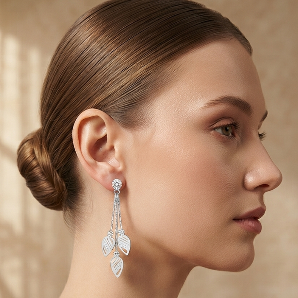 The99Jewel Designer Crystal Stone Drop Earrings for Women