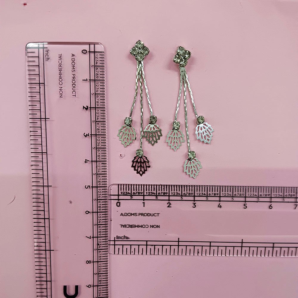The99Jewel Designer Crystal Stone Drop Earrings for Women