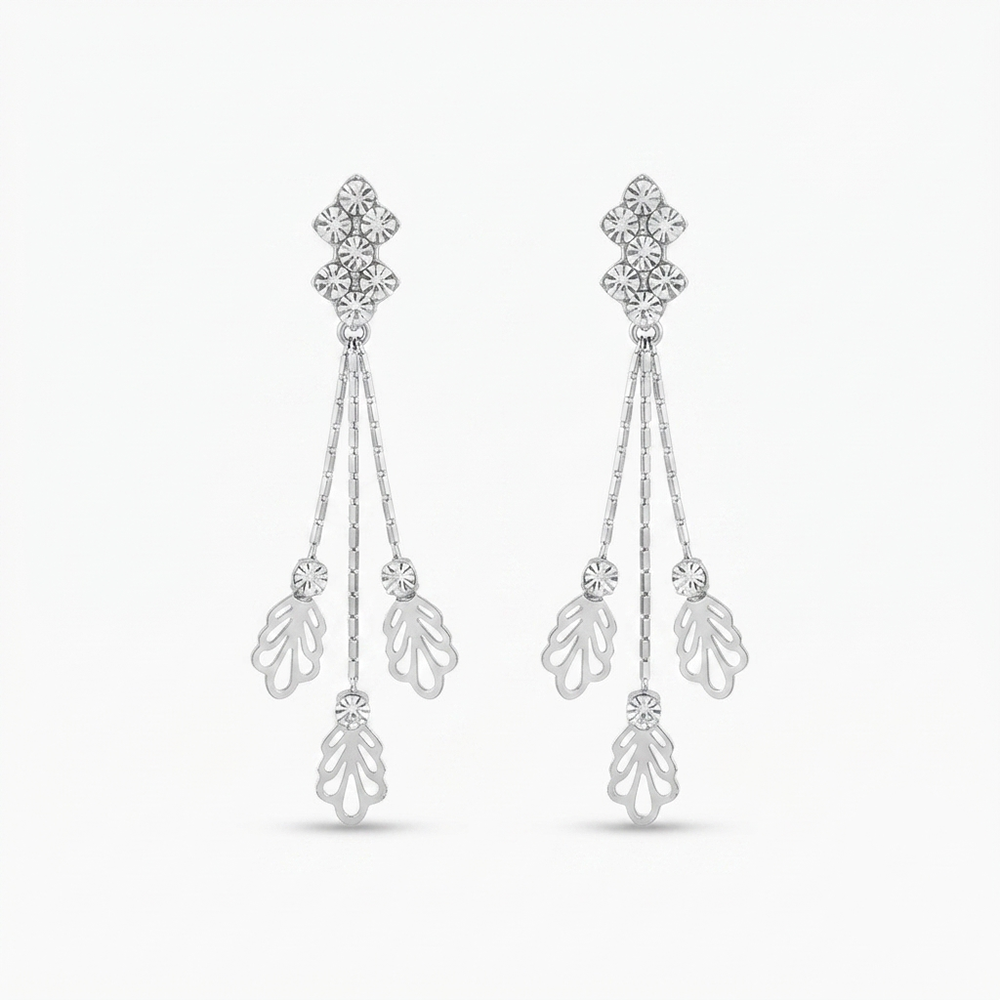 The99Jewel Designer Crystal Stone Drop Earrings for Women
