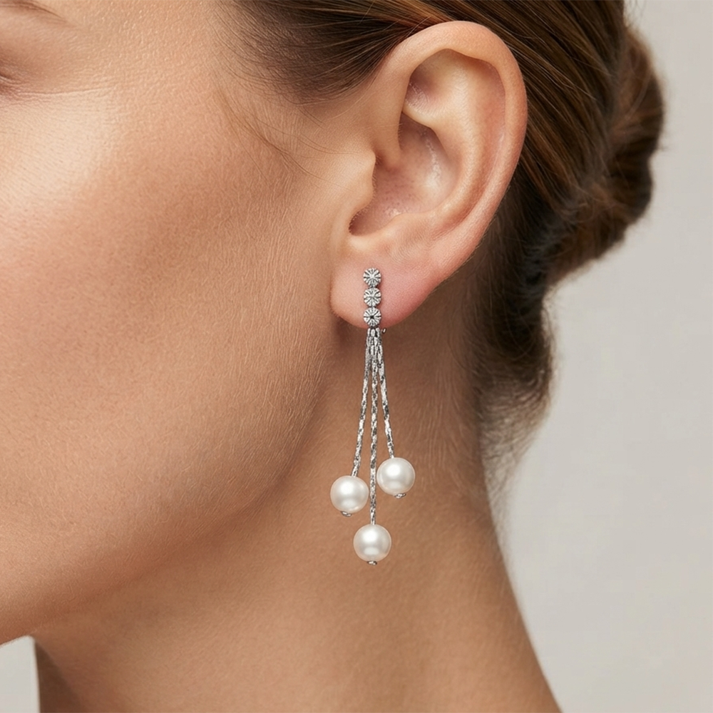 The99Jewel Designer Crystal Stone Drop Earrings for Women