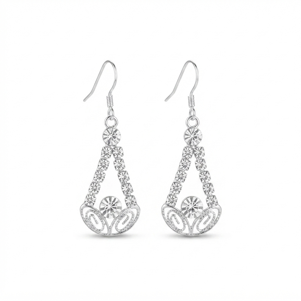 The99Jewel Designer Crystal Stone Drop Earrings for Women