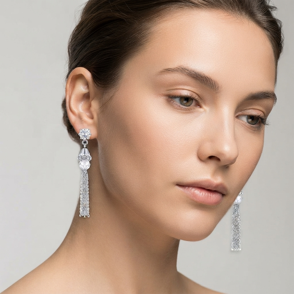 The99Jewel Radiant Crystal Stone Occasion Earrings for Women