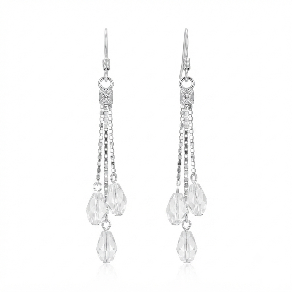 The99Jewel Radiant Crystal Stone Occasion Earrings for Women