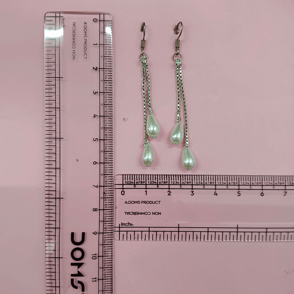 The99Jewel Modern Dangler earrings with pearl Drop