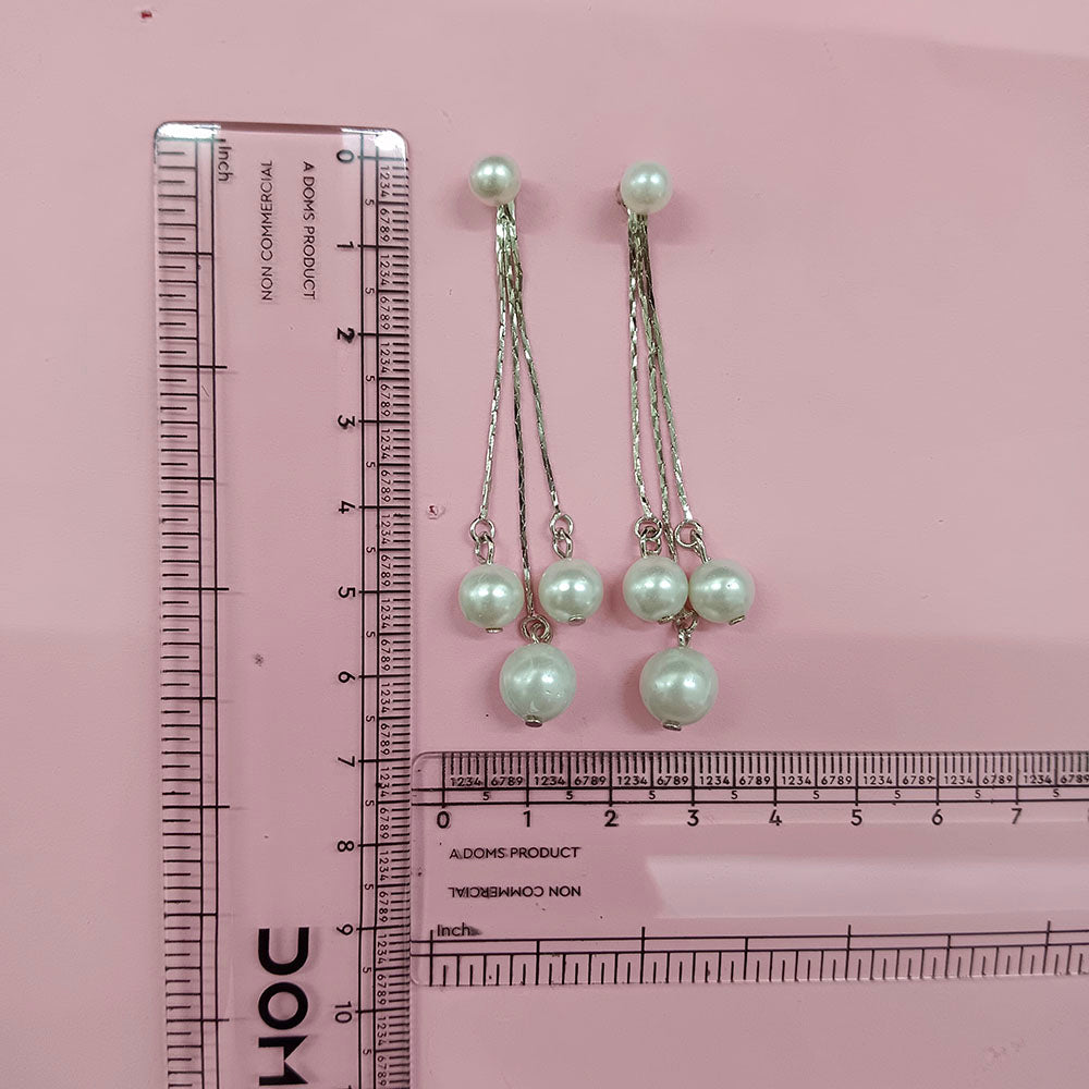 The99Jewel Modern Dangler earrings with pearl Drop