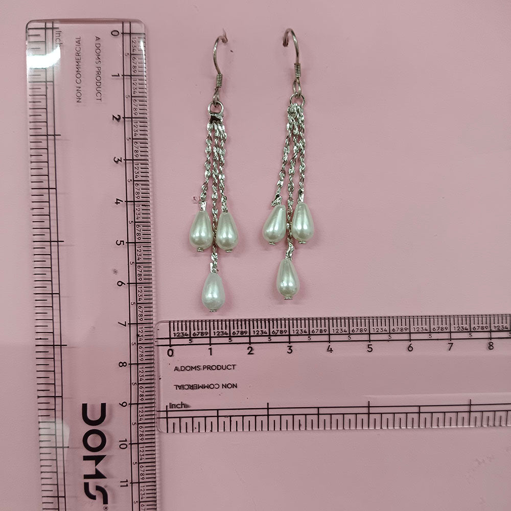 The99Jewel Modern Dangler earrings with pearl Drop