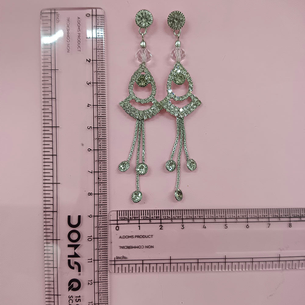 The99Jewel Timeless Crystal Stone Party Wear Earrings