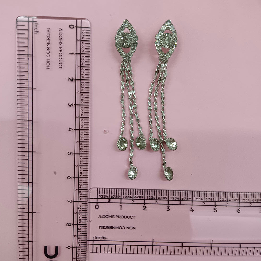 The99Jewel Timeless Crystal Stone Party Wear Earrings