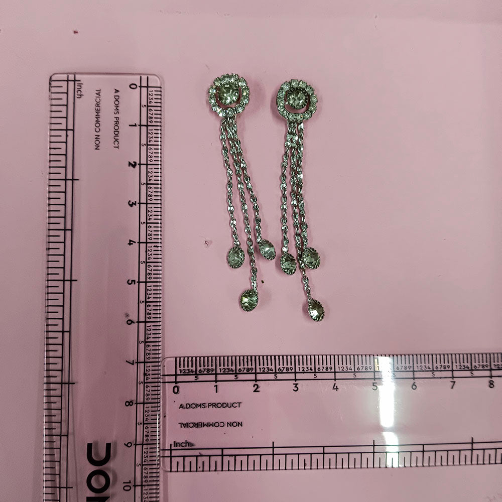 The99Jewel Timeless Crystal Stone Party Wear Earrings