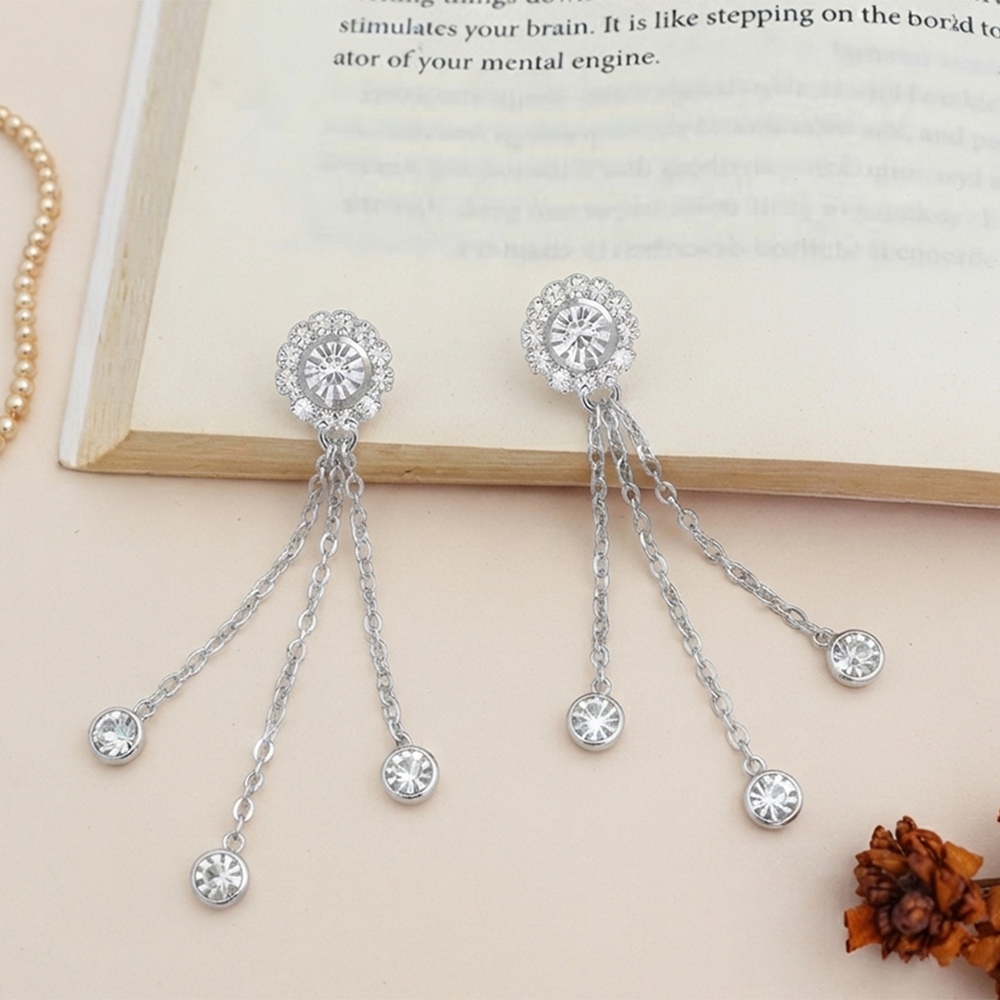The99Jewel Timeless Crystal Stone Party Wear Earrings