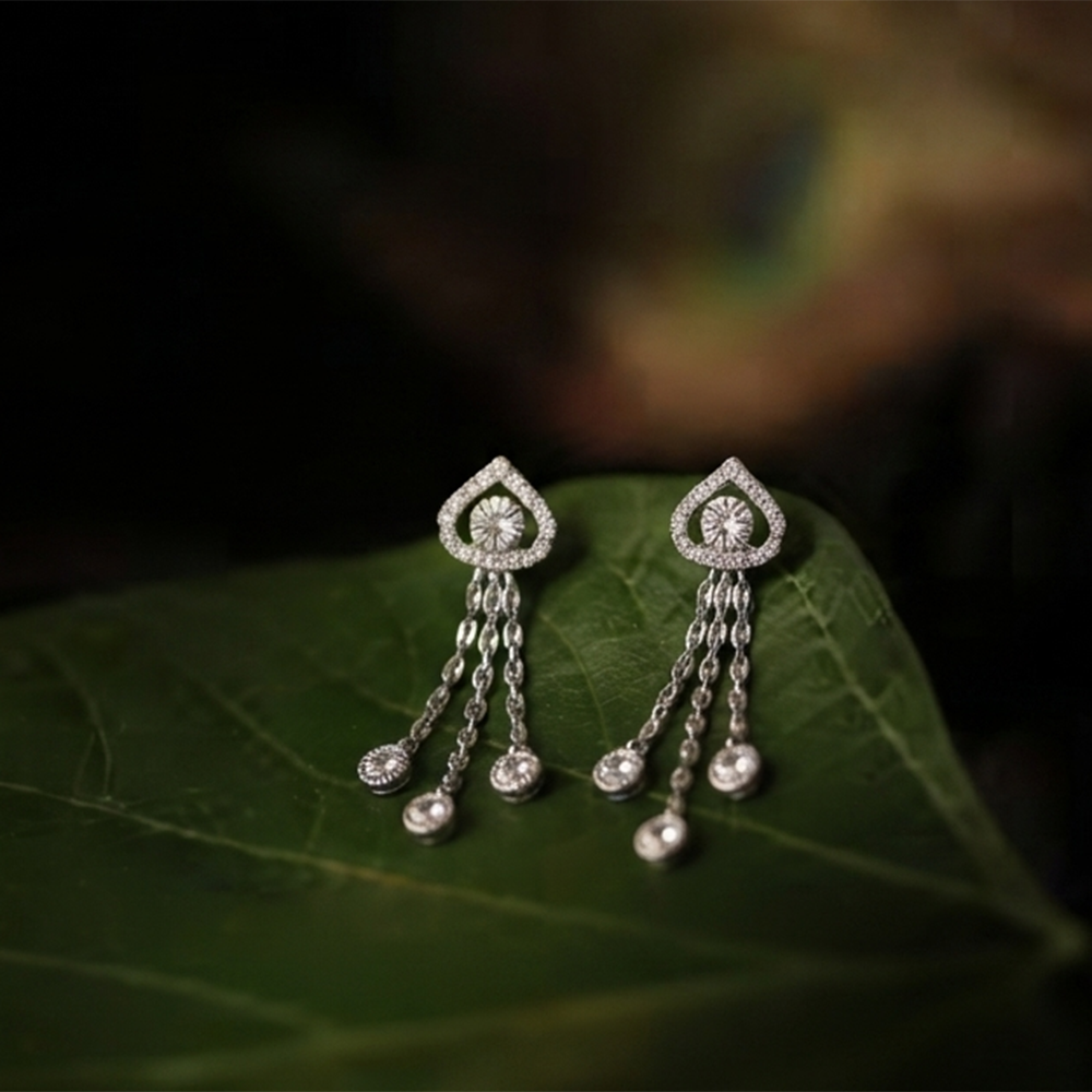 The99Jewel Timeless Crystal Stone Party Wear Earrings