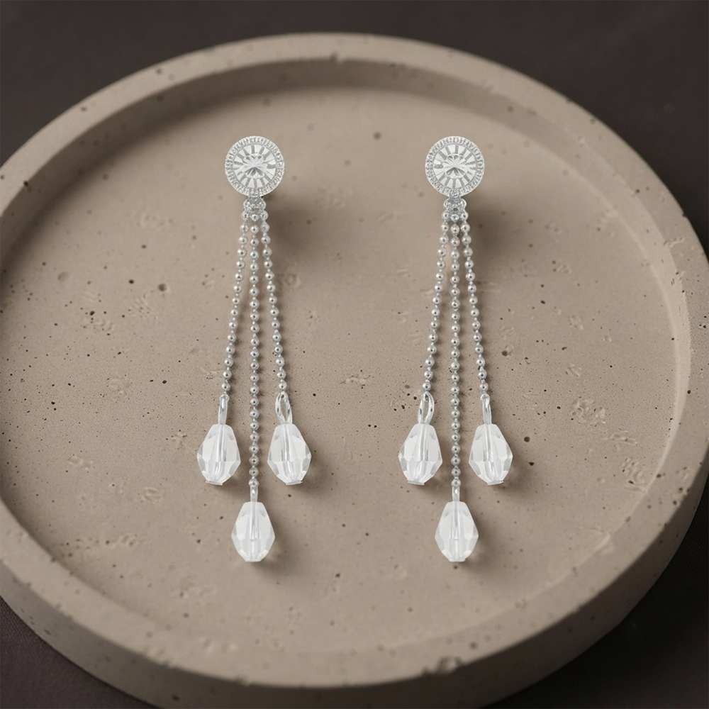 The99Jewel Timeless Crystal Stone Party Wear Earrings