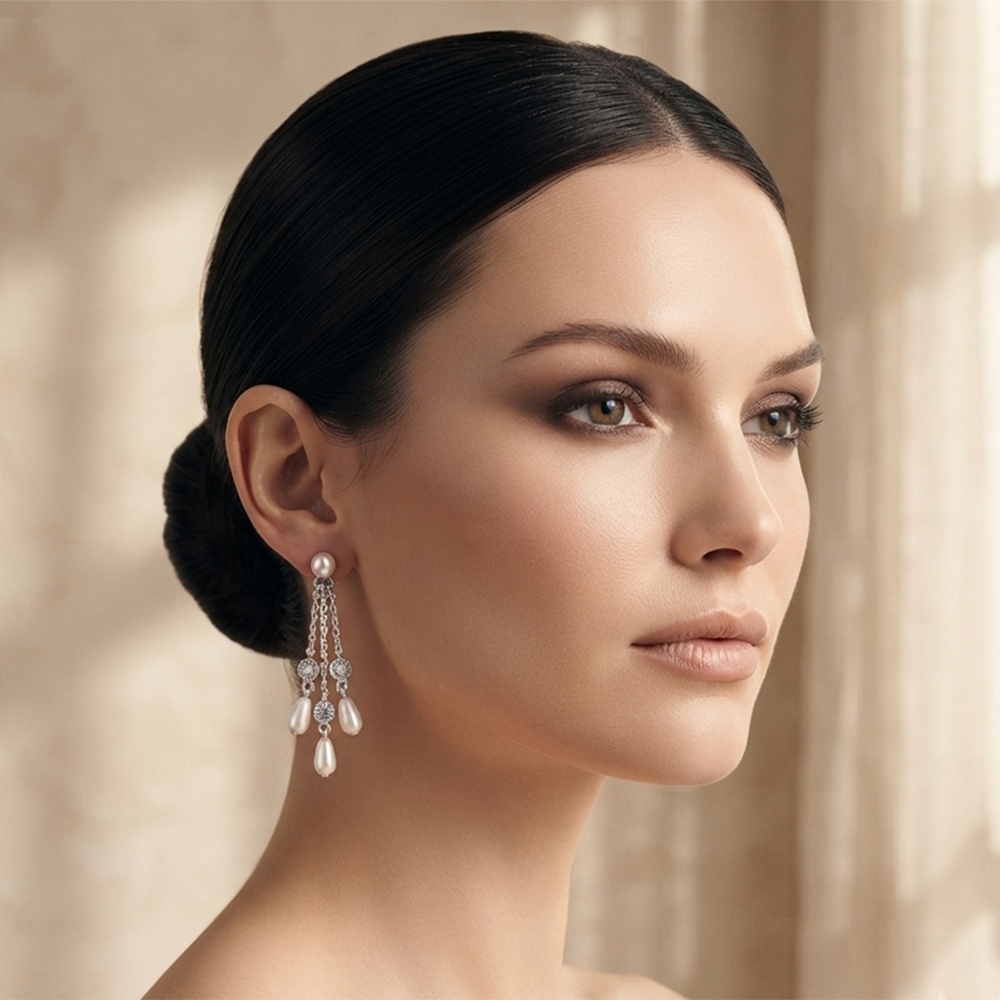 The99Jewel Timeless Crystal Stone Party Wear Earrings