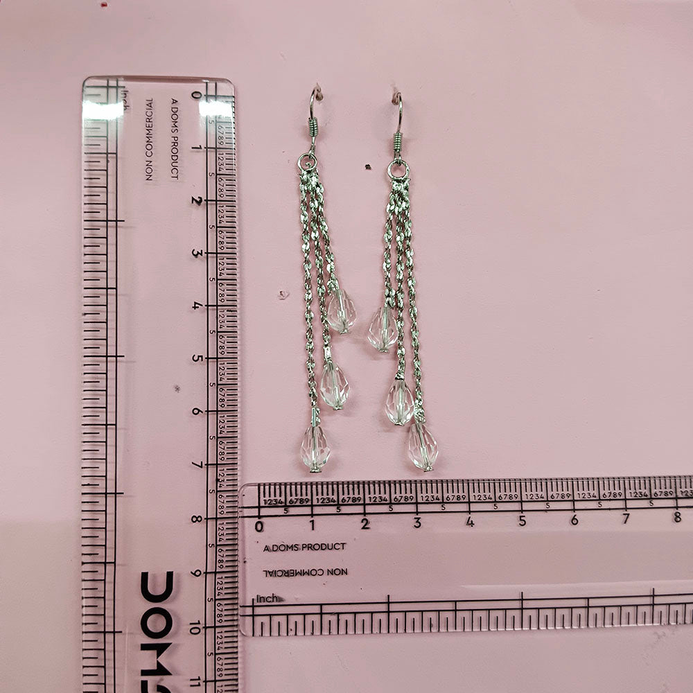 The99Jewel Trendsetter Crystal and Pearl Drop Designer Earrings