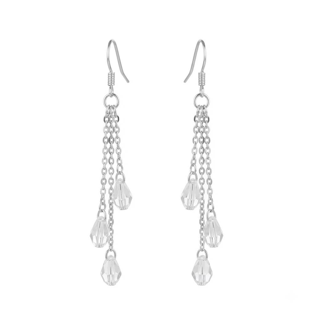 The99Jewel Trendsetter Crystal and Pearl Drop Designer Earrings