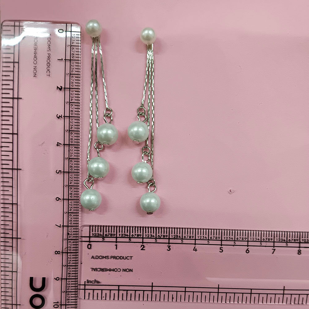 The99Jewel Trendsetter Crystal and Pearl Drop Designer Earrings