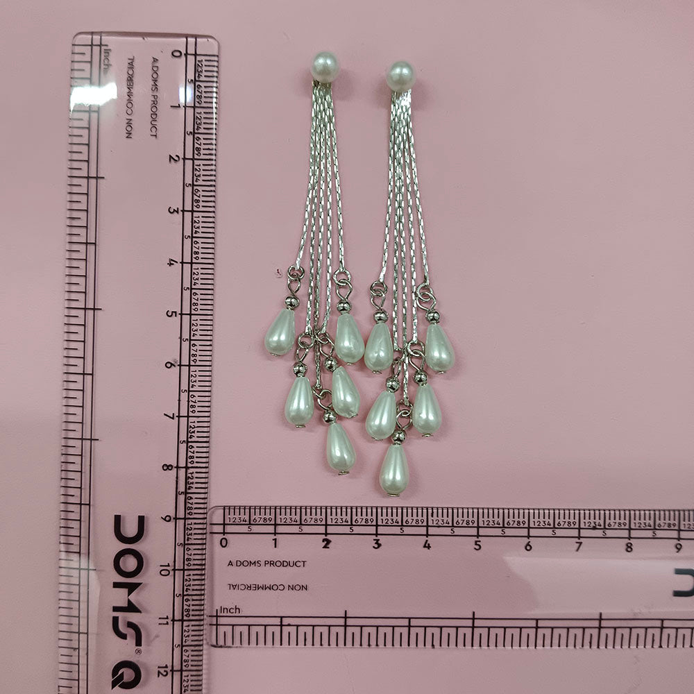 The99Jewel Trendsetter Crystal and Pearl Drop Designer Earrings