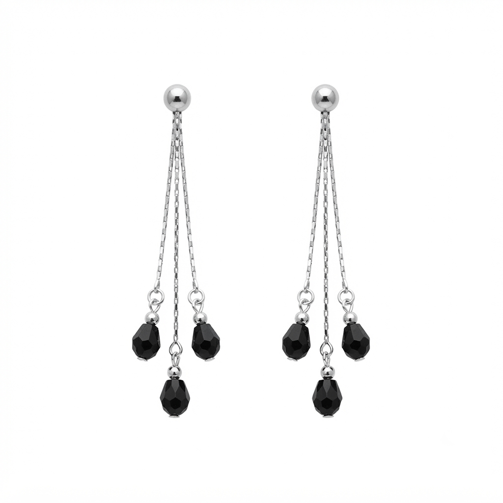 The99Jewel Designer Crystal Stone Drop Earrings for Women