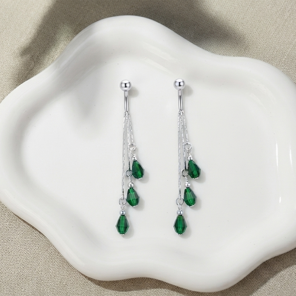 The99Jewel Designer Crystal Stone Drop Earrings for Women