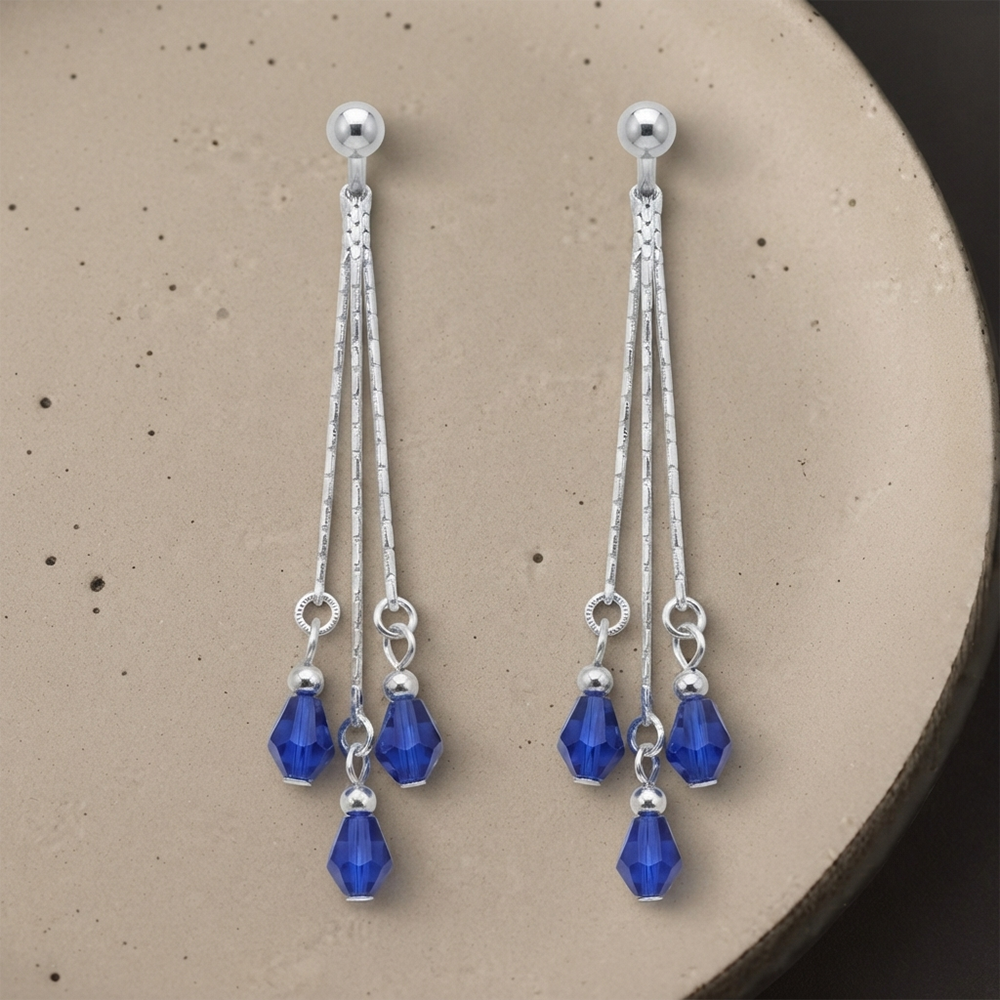 The99Jewel Designer Crystal Stone Drop Earrings for Women