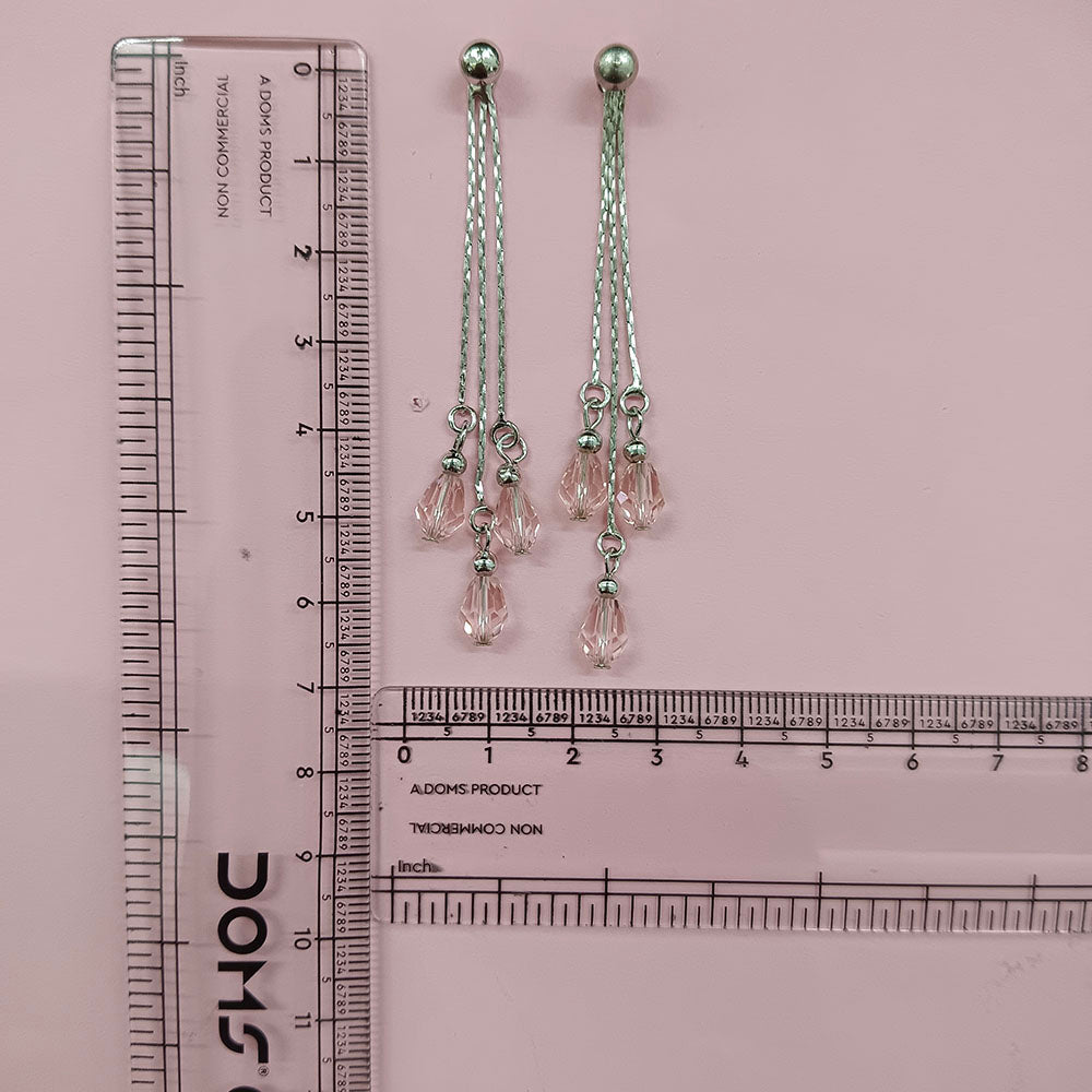 The99Jewel Designer Crystal Stone Drop Earrings for Women