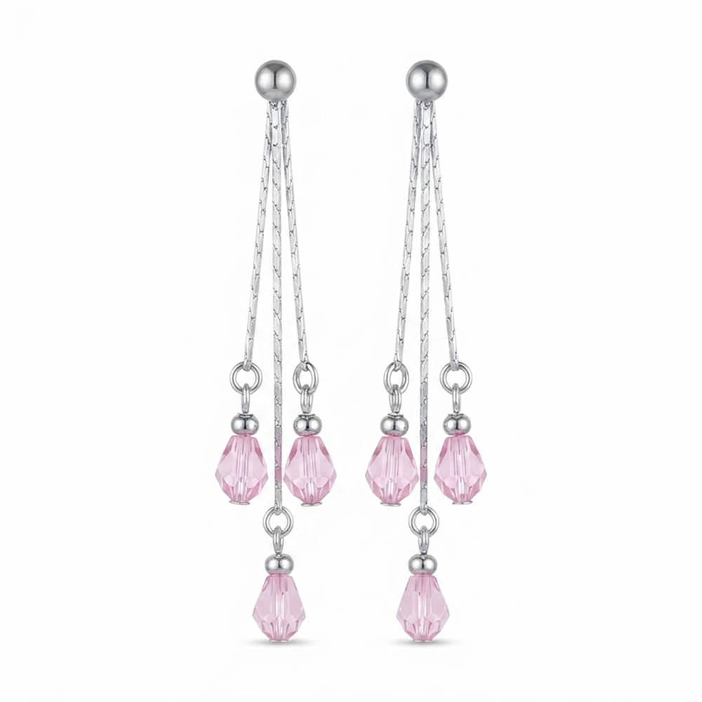 The99Jewel Designer Crystal Stone Drop Earrings for Women