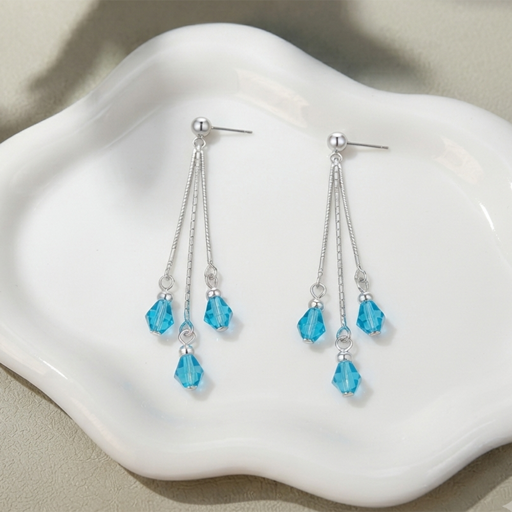 The99Jewel Designer Crystal Stone Drop Earrings for Women