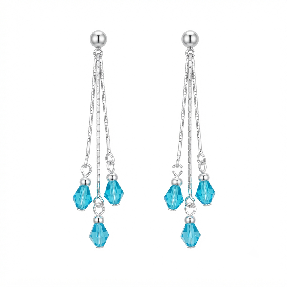 The99Jewel Designer Crystal Stone Drop Earrings for Women