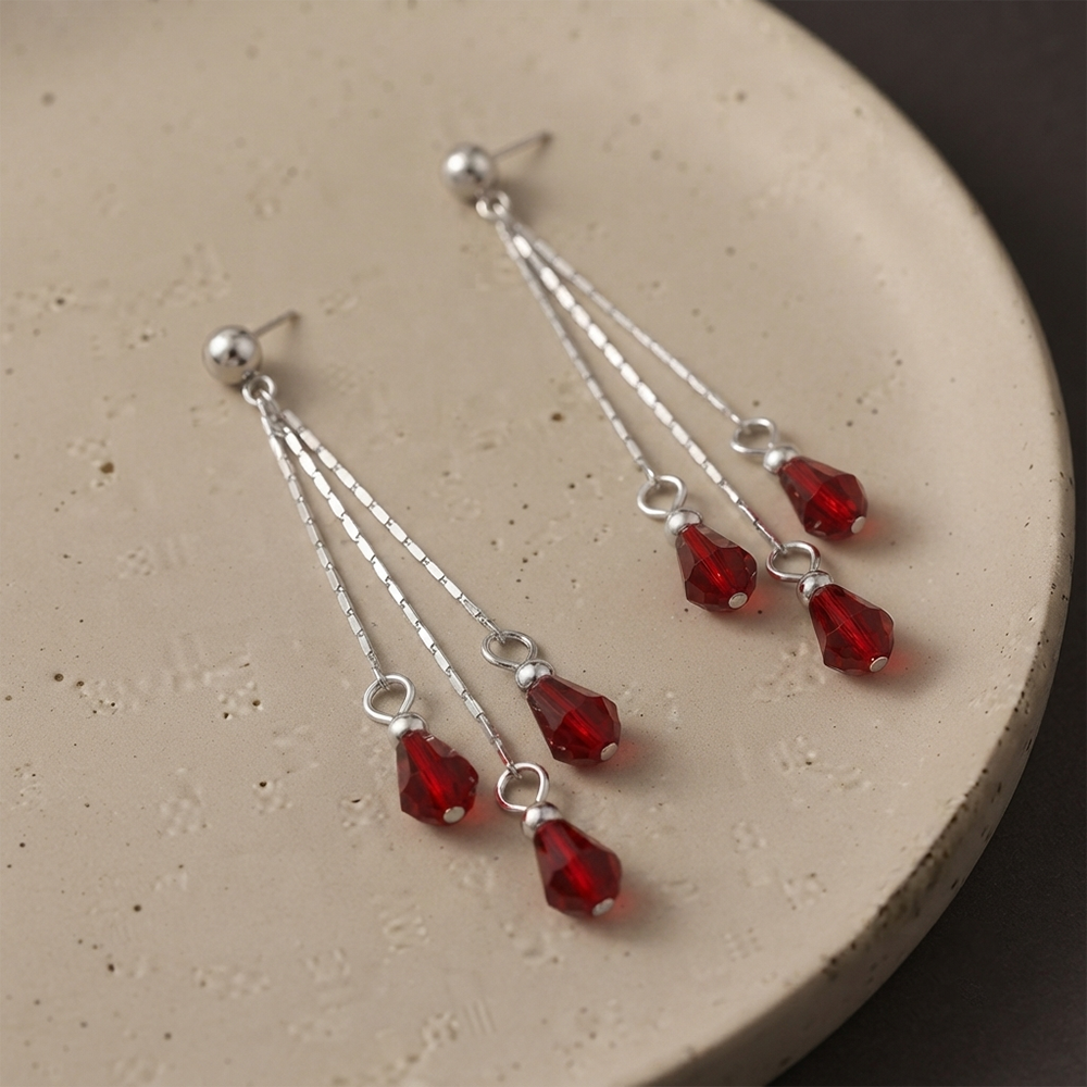 The99Jewel Designer Crystal Stone Drop Earrings for Women