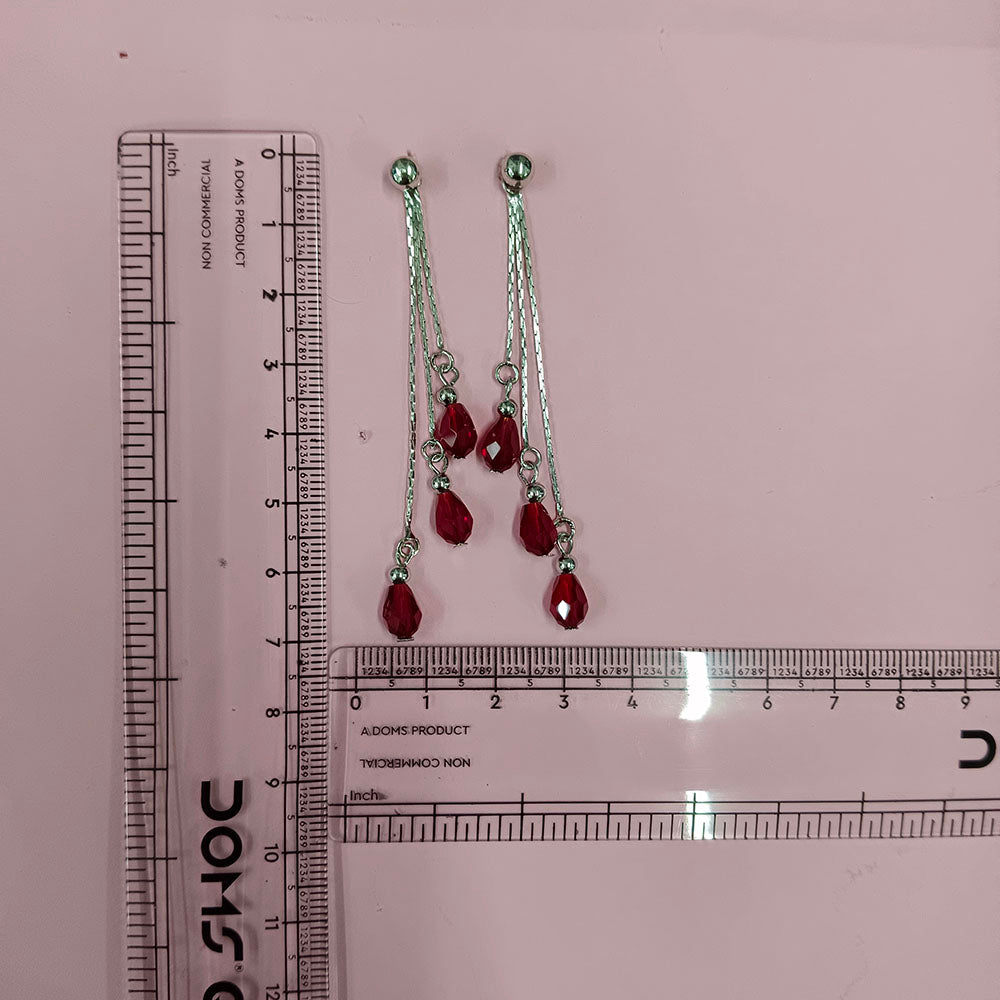 The99Jewel Designer Crystal Stone Drop Earrings for Women