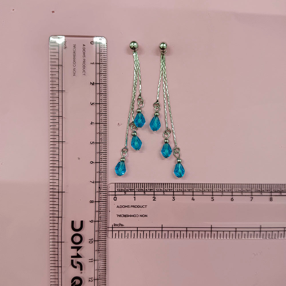 The99Jewel Designer Crystal Stone Drop Earrings for Women