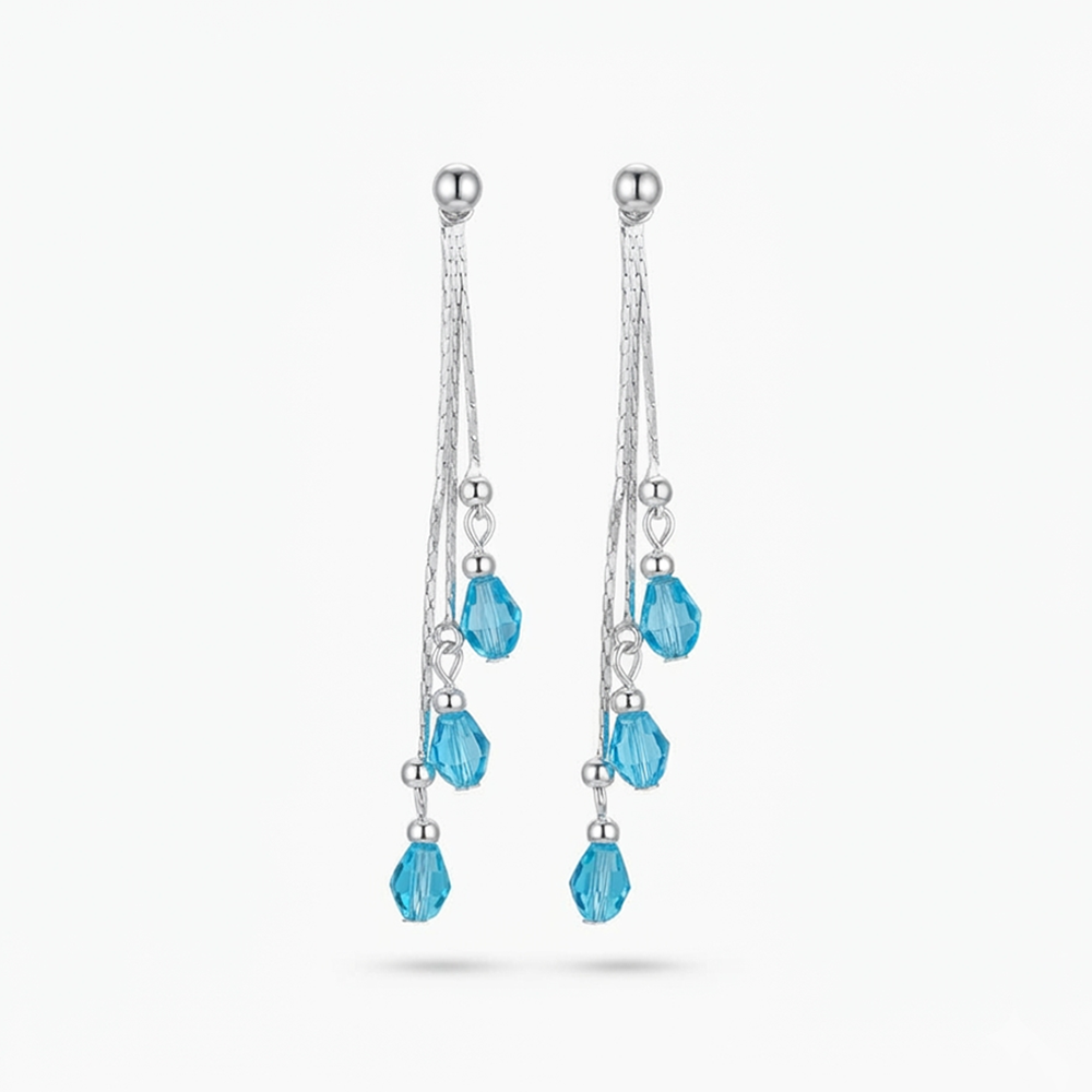 The99Jewel Designer Crystal Stone Drop Earrings for Women